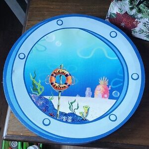 SpongeBob Squarepants Blue and Orange Wall Decor